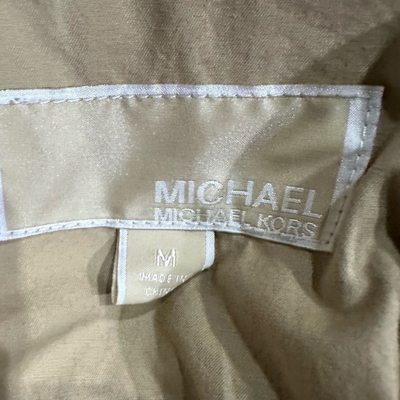 MICHAEL Michael Kors Khaki Hooded Utility Jacket, EUC! - Picture 7 of 8